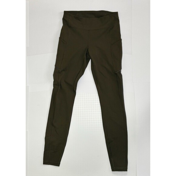 Lululemon Speed Up Tight Mid Rise Women’s Size 6 Dark Olive Leggings - Picture 1 of 5